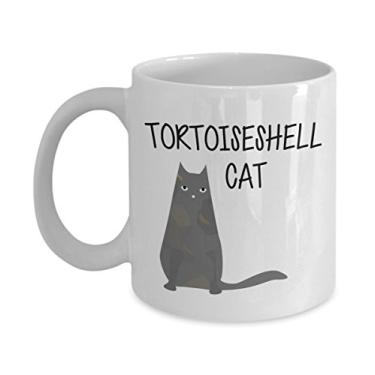 Imagem de Caneca de gato de tartaruga - Caneca de café - ideia de para amantes de gatos homens/mulheres/meninas
