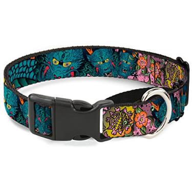 Imagem de Buckle-Down Coleira para cães "Honor Pink Martingale, 3,8 cm x 40,6 cm - 58,4 cm/Médio