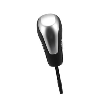 Imagem de A ABSOPRO Manípulo de mudança de marchas automático para BMW Série 1 E81 06-11 / Maçaneta de alavanca de câmbio dianteiro/Couro sintético de plástico durável / 1 peça de substituição de item preto com