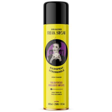 Imagem de Spray Fixador para Cabelo Fixação Forte e Brilho Freak Show 400mL Don Alcides