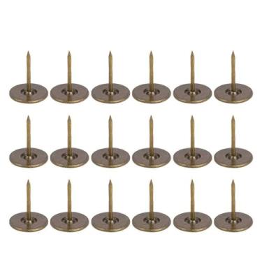 Imagem de Prego de 100pcs, Chapinha de Cabeça Cana de Cabeça Plana Redonda Redonda de Estofamento Antigo Unhas Peças de Mobília Pregos Pinos Grandes Tachas de Variedade de Variedades Acessórios Decorativos de