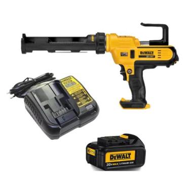 Imagem de Pistola De Silicone A Bateria 20v 3ah Dce560b Carregador Bivolt - Dewa