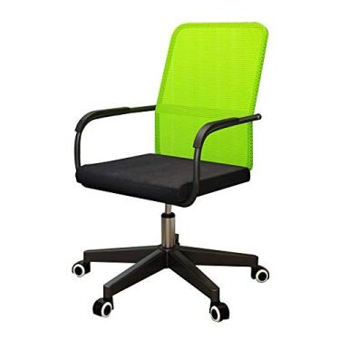 Imagem de Mesa de escritório com encosto alto executivo, altura ajustável, ergonômica, tela de computador, mesa de escritório giratória para dormitório, capacidade de carga: 150 kg