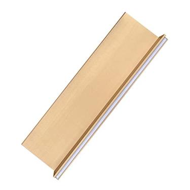 Imagem de Prateleiras de parede de metal, prateleiras flutuantes de alumínio com luz LED para decoração de quarto de sala de estar, montagem na parede para plantas, organização de armazenamento de livros (cor