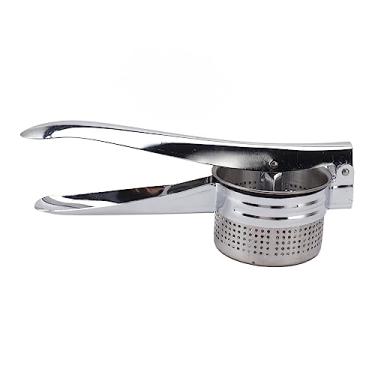 Imagem de Grcfumo Arroz de batata, liberação de utensílios de cozinha, espremedor de alimentos multifuncional de aço inoxidável, espremedor de batata manual para frutas e vegetais