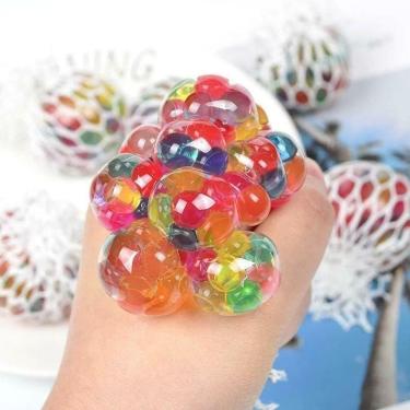 Imagem de Fun Squishy Ball Mesh Orbeez Splash Apertar Espremer Bola