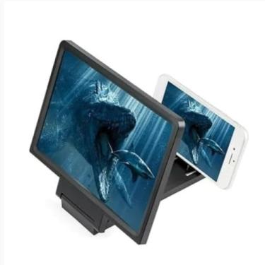 Imagem de Lente de Aumento de Tela 3D para Celular, Suporte Ampliador com Zoom, Modelo F1