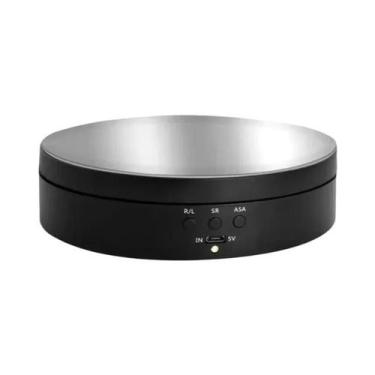 Imagem de Suporte De Joias Elétrico Rotativo De 138mm Com Espelho, Plataforma Gi