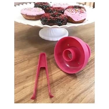 Imagem de Modelador Cortador Faz Donuts Pinça P/Mergulhar Cobertura