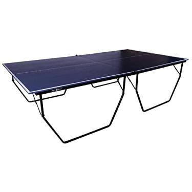 Imagem de Mesa de Ping Pong Mdf 18mm com Rodízios Suporte e Rede 10618f Procópio Azul