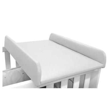 Imagem de Trocador de Bebê para Berço Americano Cor Branco Brilho - Phoenix Baby
