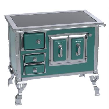 Imagem de Fogao a Lenha Venax GII n 1 Sec XVIII Premium Turquesa