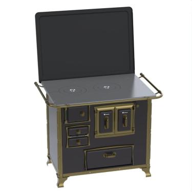 Imagem de Fogao a Lenha Venax GII n 2 Renaissance Preto