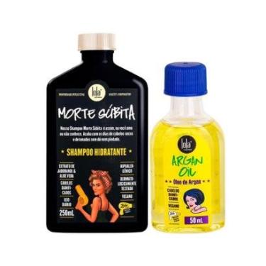 Imagem de Kit Lola Cosmetics Morte Súbita Shampoo 250ml e Argan Oil Óleo Capilar 50ml-Unissex