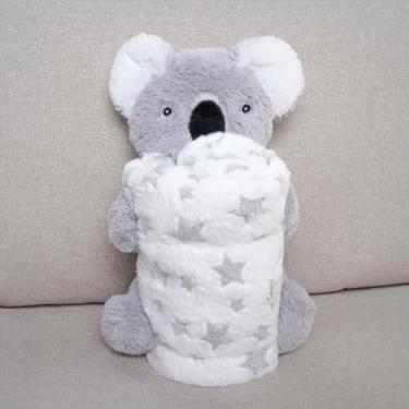 Imagem de BICHINHO DE PELUCIA 18cm COM MANTA 75cm x 75cm. Coala.
