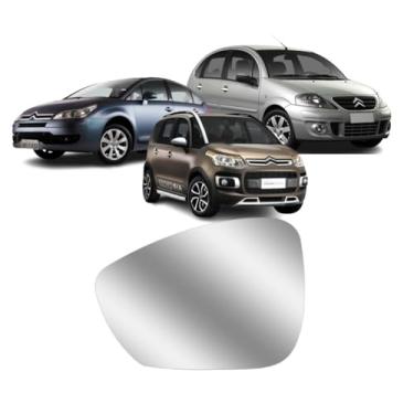 Imagem de LENTE RETROVISOR COM BASE C3 12.. AIR CROSS C4 LADO ESQUERDO