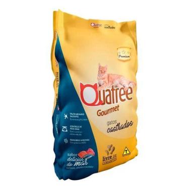 Imagem de Ração Quatree Gato Gourmet Castrado Delicias Do Mar 20kg