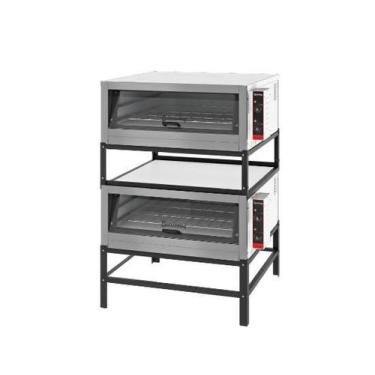 Imagem de Forno Lastro Duplo Elétrico Gastromaq Fle900dpb Basculante, 110V