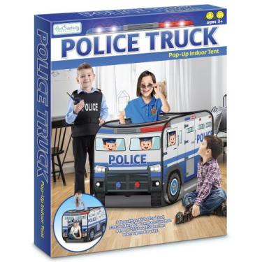 Imagem de Tenda de Brincar ArtCreativity Carro de Polícia - Para Crianças a Part