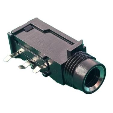 Imagem de 20x Conector Jack J10 6,35mm Pj-603 Stereo 3t Sem Porca