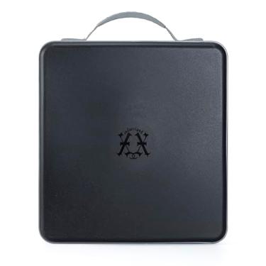 Imagem de alavisxf xx Capa de CD, suporte de plástico rígido para CD DVD com capacidade 224, suporte organizador de armazenamento de disco portátil de grande capacidade para carro, casa, viagem (capacidade 224
