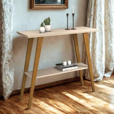 Imagem de Aparador Monaco Pintura UV Autobrilhante Pés Madeira Pinus - Valuchi, 