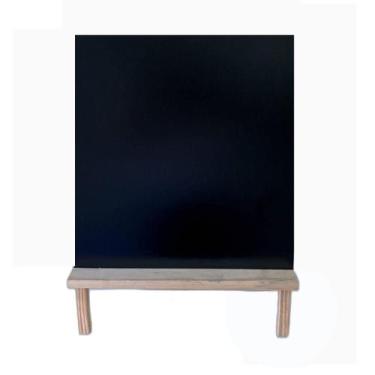 Imagem de Mini Cavalete Tripé p/ Bancada Quadro Negro 45x65 cm c/ Suporte Gv Off