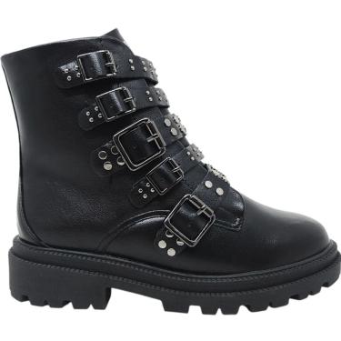 Imagem de Bota Coturno Feminino Casual Dia a Dia Passeio Trabalho Detalhes em Metal Ramarim 2561133