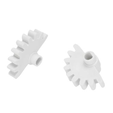 Imagem de Mini peças reforçadas com engrenagem AC para churrasqueira, 2 peças, peça reforçada para aquecedor, 9319292014, reduz o ruído do ar condicionado (branco)