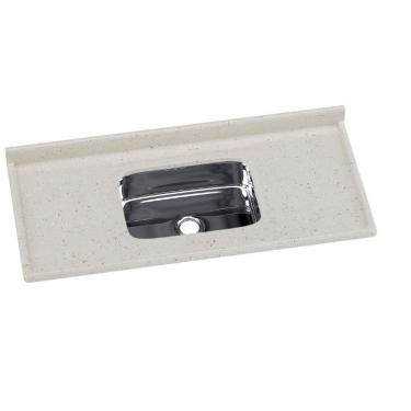 Imagem de Pia De Cozinha Roralit Granitado Com Cuba Em Inox 120Cm 562208 Travertino