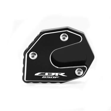 Imagem de Acessórios para motocicletas Placa de extensão para descanso lateral, placa ampliadora, suporte para descanso lateral, para CB650F CBR650F CB500F CB500X NC700D
