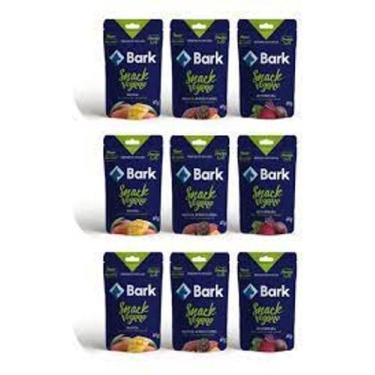 Imagem de 6 Pacotes Snacks Veganos Bark Para Cachorros 60g
