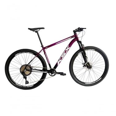Imagem de Bicicleta Aro 29 Ksx Sd7 12v Garfo Com Trava K7 11/50 Freios Hidráulicos Kit 1x12 - Preto/roxo Tam. 21