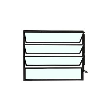 Imagem de Vitro Basculante Preto 80x100 Linha Esmeralda Vidro Liso