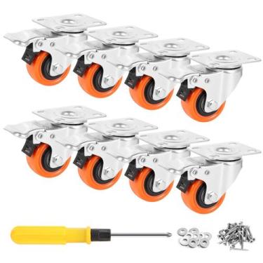 Imagem de Conjunto de rodas Caster WBD WEIBIDA 2 polegadas e 1200 kg Heavy Duty 