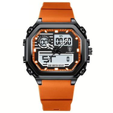 Imagem de Relógio Esportivo Masculino Pulseira em Silicone Display Híbrido Digital-Analogico