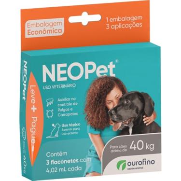 Imagem de NEOPET Cães acima de 10 kg 4,02ML C/ 3 FLACONETES