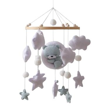 Imagem de Móbile Para Berço,Móbile de Teto Ursinho Dorminhoco | Brinquedo Berço Quarto Crianças Decor Amor Garantido