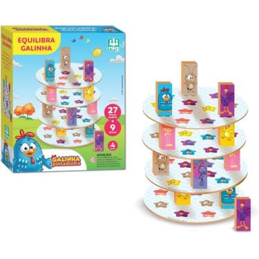 Imagem de Jogo Equilibra Galinha Pintadinha Em Madeira Nig Brinquedos