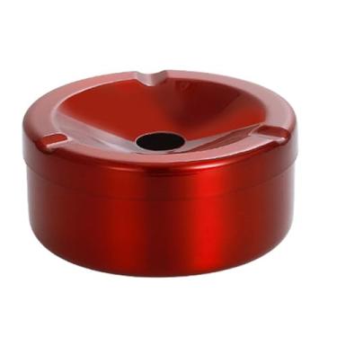 Imagem de Hanlongyu Cinzeiro sem fumaça para pátio externo à prova d'água, cinzeiro de metal de aço inoxidável ao ar livre com tampa para defumadores, mesa interna, escritório, carro, festas internas, decoração