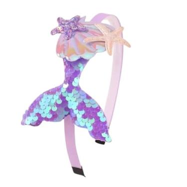 Imagem de Tiara Arquinho Infantil Menina Calda Sereia Princesa F (Violeta Claro)