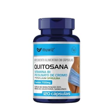 Imagem de Quitosana Psyllium + Spirulina 120 Cápsulas 700mg