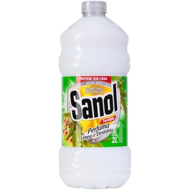 Imagem de Desinfetante Líquido para uso Geral, Eucalipto, Sanol, 2 Litros, Branco