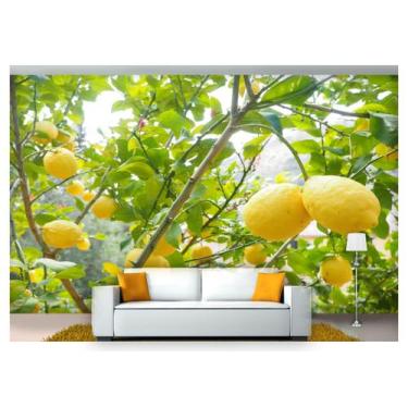 Imagem de Papel De Parede Frutas Cítricas Pé De Limão Al223 - Você Decora