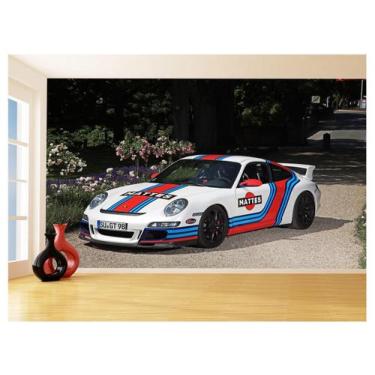 Imagem de Papel De Parede 3D Carro Porsche 911 Gt Pista 3,5M Car320 - Você Decor