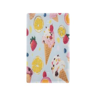 Imagem de Blueangle Placa de parede decoradora de capa em branco, tamanho padrão, capa de interruptor de sorvete de frutas 1 gangue para quarto de escritório em casa, 4,53 x 2,76 polegadas (830)