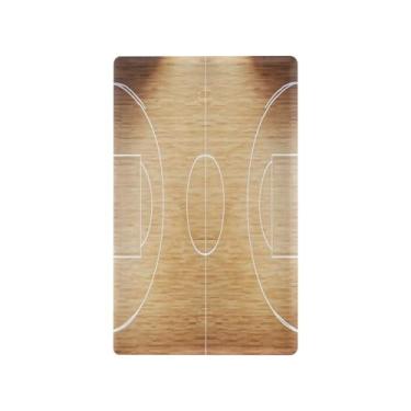 Imagem de Blueangle Placa de parede decoradora de capa em branco, tamanho padrão, capa de interruptor de quadra de basquete de 1 gangue para quarto de escritório em casa, 4,53 x 2,76 polegadas (47)