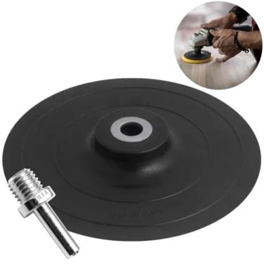 Imagem de Suporte de Borracha para Disco de Lixa Boina 125mm + Adaptador Para Suporte Disco M14