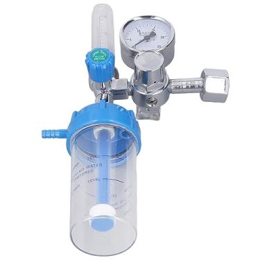 Imagem de Hyuduo Regulador de Pressão de Oxigênio, Construção Em Liga de Alumínio ABS Com Design de Proteção Espessada e Filtro de Gás para Fornecimento de Oxigênio Com Parafuso de Entrada BSP