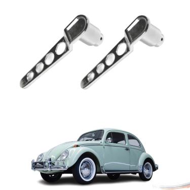 Imagem de Par Maçaneta Interna Esportiva Cromada Kombi G1 Fusca Até 77